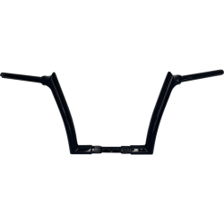 PartzBiz HD 816012-B - Fat Baggers 12” EZ Install Pointed Handlebar Ape Black Harley Road Glide 21-22