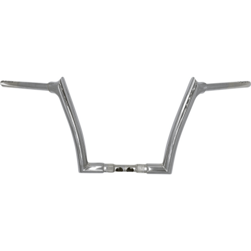 PartzBiz HD: 3490490-Fat Baggers 12” EZ Install Pointed Handlebar Ape Chrome Harley Road Glide 21-22