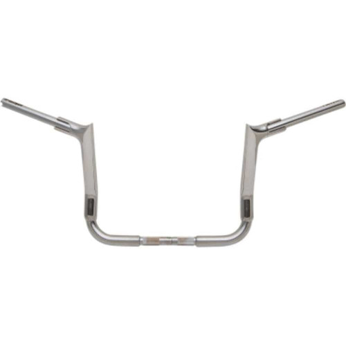 PartzBiz HD: 3472654-Fat Baggers 12” 1 1/2” Chrome EZ Pointed 2 Piece Handlebars Harley Touring 14-20