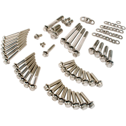 PartzBiz HD: 3462095-Feuling 12 Point External Engine Bolt Fastener Kit Harley 04-17 XL Sportster
