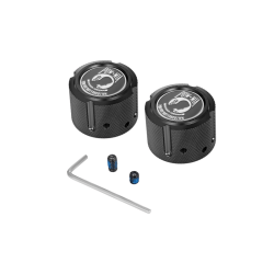 PartzBiz HD FD50-FAC-BK - Figurati POW MIA Front Axle Cover Black Steel Kit 25mm Harley Big Twin XL XG 07+ PartzBiz HD FD50-FAC-BK - Figurati POW MIA Front Axle Cover Black Steel Kit 25mm Harley Big Twin XL XG 07+