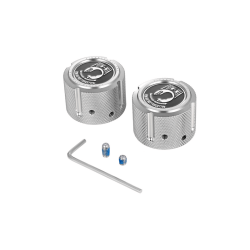PartzBiz HD FD50-FAC-SS - Figurati POW MIA Front Axle Cover Stainless Kit 25mm Harley Big Twin XL XG 07+ PartzBiz HD FD50-FAC-SS - Figurati POW MIA Front Axle Cover Stainless Kit 25mm Harley Big Twin XL XG 07+