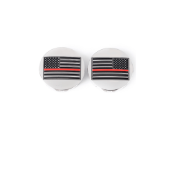 PartzBiz HD FD73-AFRL-SS - Figurati Swing Arm Cover Kit Pair Steel Red Line USA Flag Harley Touring 65-23 PartzBiz HD FD73-AFRL-SS - Figurati Swing Arm Cover Kit Pair Steel Red Line USA Flag Harley Touring 65-23