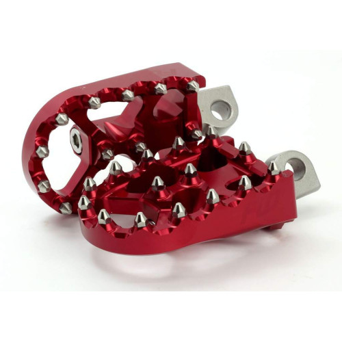 PartzBiz HD: 3461121-Flo Moto สีแดงอลูมิเนียมรถจักรยานยนต์ MX แพลตฟอร์มหมุดเท้าคู่ชุด Harley Custom PartzBiz HD: 3461121-Flo Moto สีแดงอลูมิเนียมรถจักรยานยนต์ MX แพลตฟอร์มหมุดเท้าคู่ชุด Harley Custom