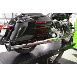 PartzBiz HD FM-20HOX-FLH - Fuel Moto Jackpot Cerakote Exhaust Header Pipe Chrome 2-1 Harley Touring 99-16 PartzBiz HD FM-20HOX-FLH - Fuel Moto Jackpot Cerakote Exhaust Header Pipe Chrome 2-1 Harley Touring 99-16