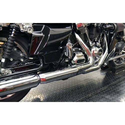 PartzBiz HD: 3490742-FuelMoto SP Jackpot Exhaust Header Pipe Steel 2-1-2 Crossover Harley Touring 17+