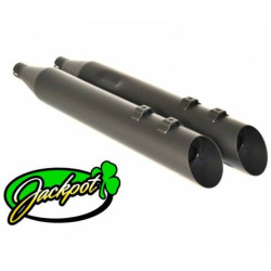 PartzBiz HD 550-0765 - Jackpot M8 Street Outlaw Black Slash Up Slip On Mufflers Harley Touring 2017+ PartzBiz HD 550-0765 - Jackpot M8 Street Outlaw Black Slash Up Slip On Mufflers Harley Touring 2017+