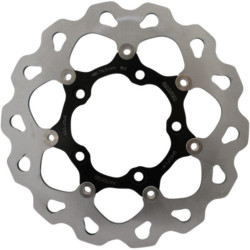 PartzBiz HD DF822FLW - Galfer Floating Black Stainless Rear 11.8” Brake Rotor Disc Harley V-Rod 05-16 PartzBiz HD DF822FLW - Galfer Floating Black Stainless Rear 11.8” Brake Rotor Disc Harley V-Rod 05-16