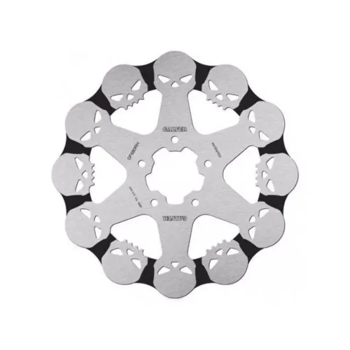 PartzBiz HD: 3449072-Galfer Front 11.8 Skull Skulls Floating Front Brake Disc Rotor Harley Bagger FLH