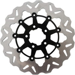 PartzBiz HD DF835CW-B - Galfer Stainless Black Floating Wave 11.8” Front Brake Rotor Harley Touring 08+ PartzBiz HD DF835CW-B - Galfer Stainless Black Floating Wave 11.8” Front Brake Rotor Harley Touring 08+