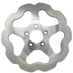 PartzBiz HD DF681W - Galfer Stainless Solid Mount Wave Rear Brake Rotor Harley Softail Touring Dyna PartzBiz HD DF681W - Galfer Stainless Solid Mount Wave Rear Brake Rotor Harley Softail Touring Dyna