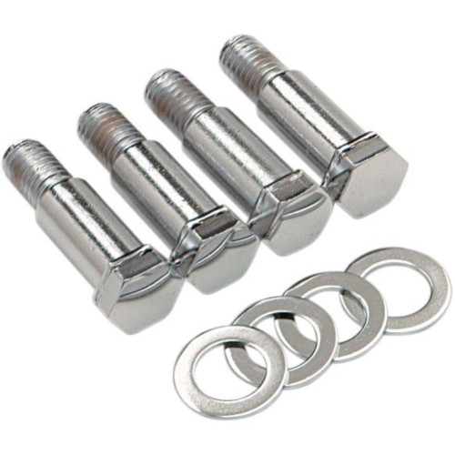 PartzBiz HD: 3449086-Gardner Westcott Chrome Shoulder Bolts Softail Shock Mounting Kit โช้คฮาร์เลย์