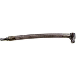 PartzBiz HD HDFL-002EFI/CL - Goodridge Clear Fuel-Injection Braided Stainless Steel Line Harley Touring 08-11