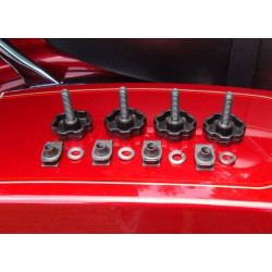 PartzBiz HD LE96-13HD-B - HardBagger Locezy Saddlebag Theft Deterrent Kit Dzus Fasteners Harley Touring PartzBiz HD LE96-13HD-B - HardBagger Locezy Saddlebag Theft Deterrent Kit Dzus Fasteners Harley Touring
