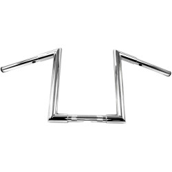 PartzBiz HD 21-356 - 12‚ 1 1/4‚” Z Bar แฮนด์บาร์ Ape Hangers ทำเป็นสันและเจาะ Harley Bobber Custom PartzBiz HD 21-356 - 12‚ 1 1/4‚” Z Bar แฮนด์บาร์ Ape Hangers ทำเป็นสันและเจาะ Harley Bobber Custom