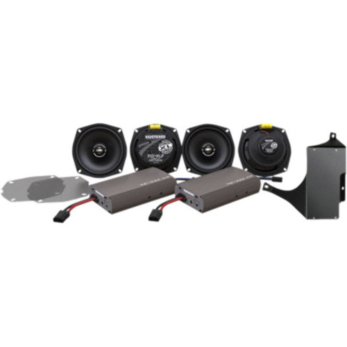 PartzBiz HD: 3472041-Hogtunes XL Series 450 วัตต์แอมพลิฟายเออร์แอมป์ 4 ชุดลำโพง Harley Ultra FLHT 98-13 PartzBiz HD: 3472041-Hogtunes XL Series 450 วัตต์แอมพลิฟายเออร์แอมป์ 4 ชุดลำโพง Harley Ultra FLHT 98-13