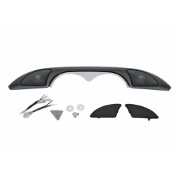 PartzBiz HD HF-1 - Hogtunes สีดำ Chrome Hog Pod ภายใน Fairing Dash Trim ทวีตเตอร์ชุด Harley Batwing PartzBiz HD HF-1 - Hogtunes สีดำ Chrome Hog Pod ภายใน Fairing Dash Trim ทวีตเตอร์ชุด Harley Batwing