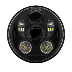 PartzBiz HD HW195023 - Hogworkz 5-3/4‚” ไฟ LED สีขาว Blackout V2 ไฟหน้า Harley Dyna Softail XL PartzBiz HD HW195023 - Hogworkz 5-3/4‚” ไฟ LED สีขาว Blackout V2 ไฟหน้า Harley Dyna Softail XL