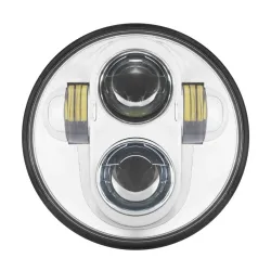PartzBiz HD HW195003 - Hogworkz 5-3/4 สีขาว LED Chrome ไฟหน้า 45W 24V Harley Dyna Softail XL PartzBiz HD HW195003 - Hogworkz 5-3/4 สีขาว LED Chrome ไฟหน้า 45W 24V Harley Dyna Softail XL