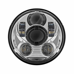 PartzBiz HD HW195024 - Hogworkz 5-3/4‚” ไฟ LED สีขาว Chrome V2 ไฟหน้า 45W Harley Dyna Softail XL PartzBiz HD HW195024 - Hogworkz 5-3/4‚” ไฟ LED สีขาว Chrome V2 ไฟหน้า 45W Harley Dyna Softail XL