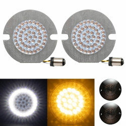 PartzBiz HD HW307004 - Hogworkz Halomaker ไฟ LED สีขาวด้านหน้า 2‚” ไฟเลี้ยว 1157 เลนส์แบนสีขาว PartzBiz HD HW307004 - Hogworkz Halomaker ไฟ LED สีขาวด้านหน้า 2‚” ไฟเลี้ยว 1157 เลนส์แบนสีขาว