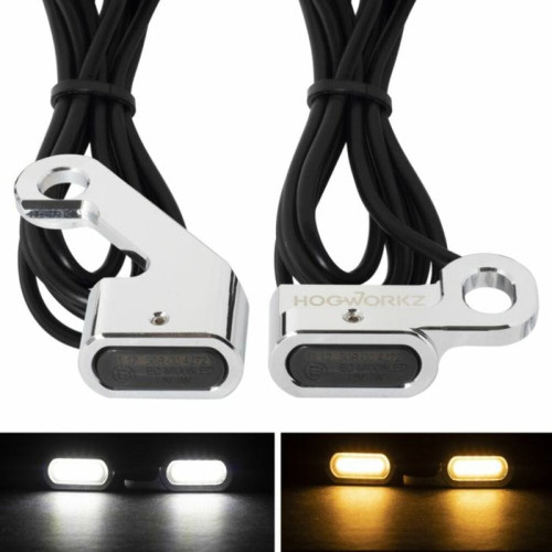 PartzBiz HD: 3487589-Hogworkz LED แฮนด์รถ DRL ไฟเลี้ยวโครเมียม 60‚” Wire Harley Davidson PartzBiz HD: 3487589-Hogworkz LED แฮนด์รถ DRL ไฟเลี้ยวโครเมียม 60‚” Wire Harley Davidson