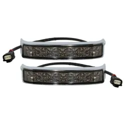 PartzBiz HD HW307103 - Hogworkz LED Saddlebag ไฟเลี้ยวไฟเบรค Chrome Harley Touring 14+ PartzBiz HD HW307103 - Hogworkz LED Saddlebag ไฟเลี้ยวไฟเบรค Chrome Harley Touring 14+