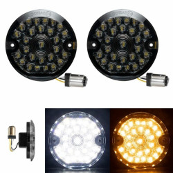 PartzBiz HD HW307010 - Hogworkz Pro Grid LED Front Flat Style 2‚” ไฟเลี้ยว 1157 Harley HD PartzBiz HD HW307010 - Hogworkz Pro Grid LED Front Flat Style 2‚” ไฟเลี้ยว 1157 Harley HD