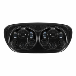 PartzBiz HD HW195022 - Hogworkz สีขาว LED Blackout Dual Visionz ไฟหน้า 75W Harley FLTR 98-13 PartzBiz HD HW195022 - Hogworkz สีขาว LED Blackout Dual Visionz ไฟหน้า 75W Harley FLTR 98-13
