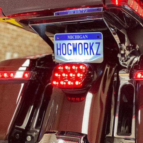 PartzBiz HD: 3486363-Hogworkz Xtreme LED ไฟท้ายแบบรมควันต่ำ Harley Softail Dyna XL PartzBiz HD: 3486363-Hogworkz Xtreme LED ไฟท้ายแบบรมควันต่ำ Harley Softail Dyna XL