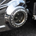 PartzBiz HD: 190324574-Transparent Derby Cover fits Harley Softail 114 Model 2018 Sport Glide, 2019-2023 Softail Models - Chrome Transparent