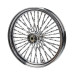 PartzBiz HD: 19034564-Fat Twisted Chrome Spoke Tubeless Wheel For Harley Sofail 2018+ Heritage classic/Slim/Deluxe - 21x3.25 PartzBiz HD: 19034564-Fat Twisted Chrome Spoke Tubeless Wheel For Harley Sofail 2018+ Heritage classic/Slim/Deluxe - 21x3.25