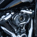 PartzBiz HD: 190356486-Super Ring Air Cleaner For Harley Davidson 2018-2024 Softail 107/114/117 All Models & 2017-2023 Touring 107/114/117 All Models - chrome with oil bypass kits