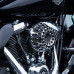 PartzBiz HD: 19063124-Fat Hole Air Cleaner For Harley Davidson 2018-2024 Softail 107/114/117 All Models & 2017-2023 Touring 107/114/117 All Models - Chrome