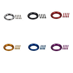 PartzBiz HD AIR-RD - Super Rings For HOPROUSA Oval Air Cleaner - Red