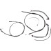 PartzBiz HD: CA028-Black Cable Brake & Clutch Line Wire Kits For Harley Davidson Softail Models 6
