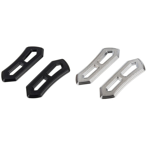 PartzBiz HD: FT-BLK-01-Diamond Rider Stretched Floorboards For Harley 2018+ Fat Boy/Heritage Classic/Deluxe/Slim - Black