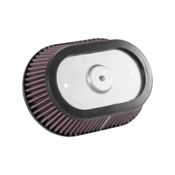 PartzBiz HD E-3988 - K&N High Flow Air Filter Black Washable Reusable Harley Big Twin Cam 01-17 PartzBiz HD E-3988 - K&N High Flow Air Filter Black Washable Reusable Harley Big Twin Cam 01-17