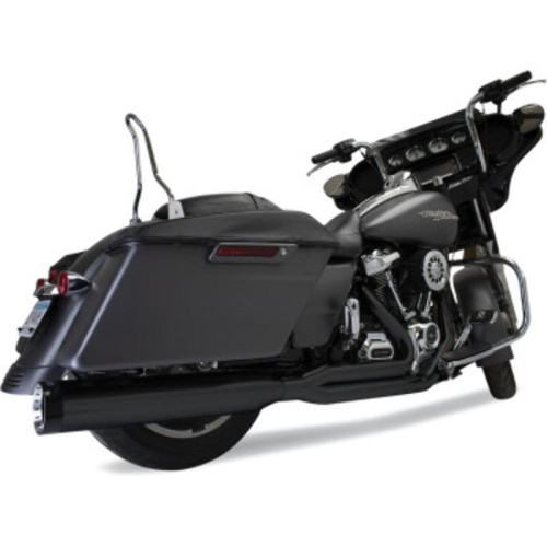 PartzBiz HD: 3476928-Khrome Werks Black 2 into 1 Exhaust System 2017+ Harley Touring PartzBiz HD: 3476928-Khrome Werks Black 2 into 1 Exhaust System 2017+ Harley Touring