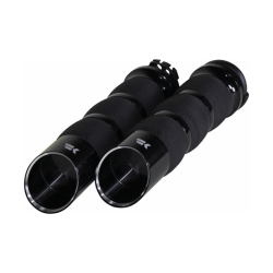 PartzBiz HD 500250 - Khrome Werks Edge Air Cushion Grips Pair Black Cable Harley Touring Softail 08+ PartzBiz HD 500250 - Khrome Werks Edge Air Cushion Grips Pair Black Cable Harley Touring Softail 08+