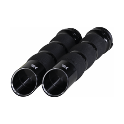 PartzBiz HD 500150 - Khrome Werks Edge Air Cushion Grips Pair Black TBW Harley Touring Softail 2008+ PartzBiz HD 500150 - Khrome Werks Edge Air Cushion Grips Pair Black TBW Harley Touring Softail 2008+