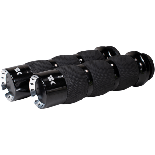 PartzBiz HD: 3492813-Khrome Werks Turbine Air Cushion Grips Pair Black TBW Harley Touring Softail 08+ PartzBiz HD: 3492813-Khrome Werks Turbine Air Cushion Grips Pair Black TBW Harley Touring Softail 08+