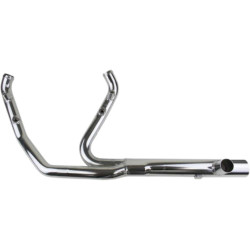 PartzBiz HD 200100 - Khrome Werks Chrome Hideaway Header System Exhaust Pipes Harley Touring 17+ M8