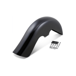 PartzBiz HD KW050102452014 - Klock Werks Benchmark Front Fender Kit Raked Frame Black 26‚” Harley Touring 14+