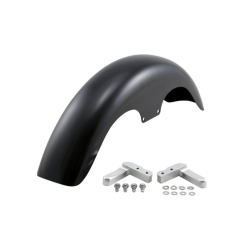 PartzBiz HD KW05-06-0004-R - Klock Werks Hugger Klub ชุดบังโคลนหน้า Satin Block สีดำ 19‚” Harley FXLR M8