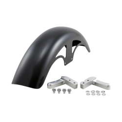 PartzBiz HD KW05-06-0007-R - Klock Werks Hugger P-Tom ชุดบังโคลนหน้า Satin Block สีดำ 19‚” Harley FXLR M8