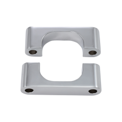 PartzBiz HD KW05-02-0106-C - Klock Werks Tire Hugger Front Fender Blocks 21‚” ชุดคู่โครเมียม Harley Big Twin