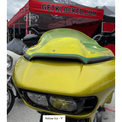PartzBiz HD KWW-01-0634 - Klockwerks Sport Flare 9‚” กระจกบังลมสีน้ำแข็งสีเหลือง Harley FLTR Road Glide 15+ PartzBiz HD KWW-01-0634 - Klockwerks Sport Flare 9‚” กระจกบังลมสีน้ำแข็งสีเหลือง Harley FLTR Road Glide 15+