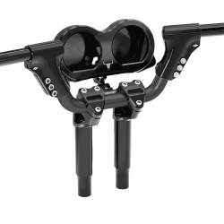 PartzBiz HD KT-RG-01011-B - Kraus Road Glide 10-in T-Bar Handlebar Pro Kit | Kraus Moto