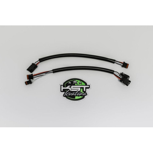 PartzBiz HD: 3476105-KST Kustoms สวิตช์แฮนด์บาร์สายไฟต่อขยาย Can Bus Harley Touring 14+